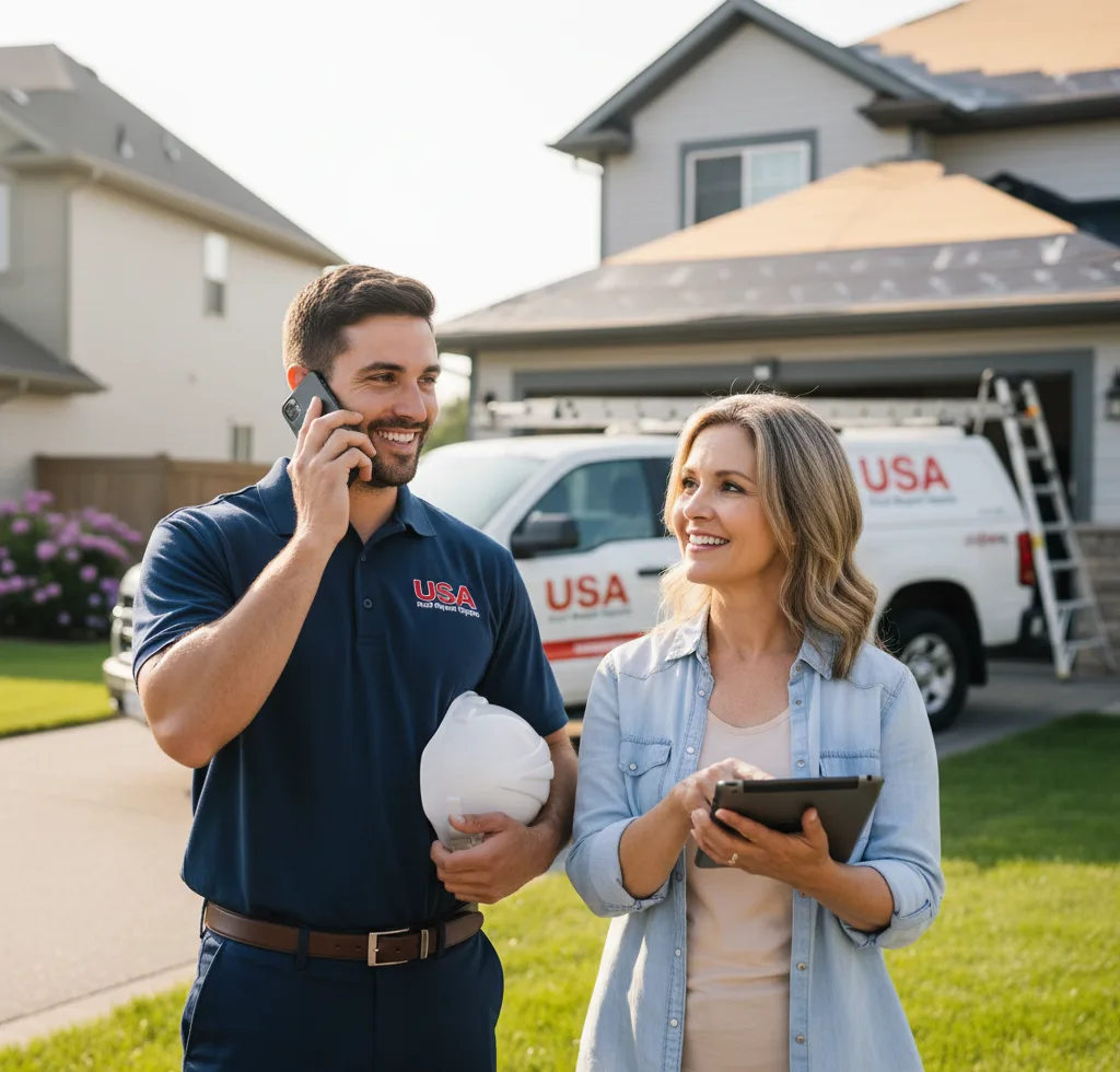 USA Roof Repair Experts customer support in Keswick